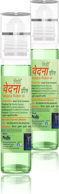 NIDHI AYURVEDIC Vedana Green useful for Back,Muscle, Joint & Knee Pain Liquid(2 x 10 ml)