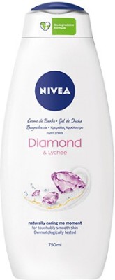 NIVEA CREAM DE BANHO DIAMOND & LYCHEE BODY WASH 750 ML  (750 ml)