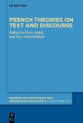 French theories on text and discourse(English, Electronic book text, unknown)