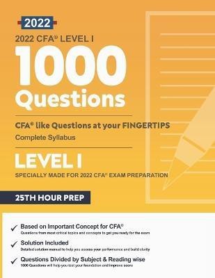 2022 CFA Level 1(English, Paperback, Prep 25th Hour)