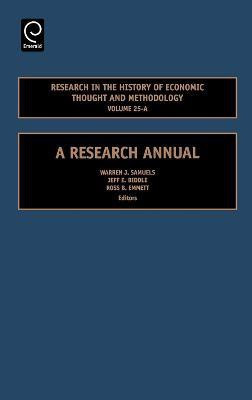 Research in the History of Economic Thought and Methodology(English, Hardcover, unknown)
