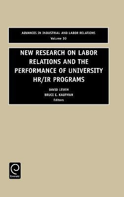 New Research on Labor Relations and the Performance of University HR/IR Programs(English, Hardcover, unknown)