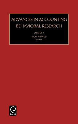 Advances in Accounting Behavioral Research(English, Hardcover, unknown)