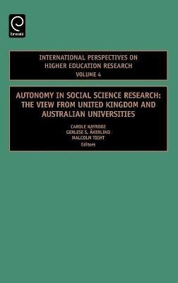 Autonomy in Social Science Research(English, Hardcover, unknown)