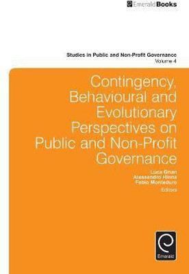 Contingency, Behavioural and Evolutionary Perspectives on Public and Non-Profit Governance(English, Hardcover, unknown)