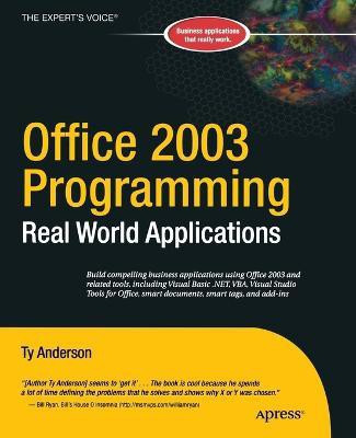 Office 2003 Programming 2003 Edition(English, Paperback, Anderson Ty)