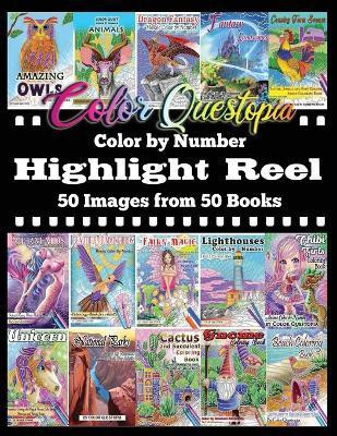 Color By Number Highlight Reel - 50 Images from 50 Books(English, Paperback, Color Questopia)