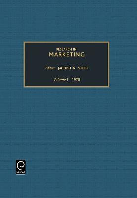 Research in marketing(English, Hardcover, unknown)