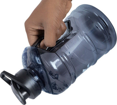WHAAKART 1500 ml Plastic Shaker(Pack of 1, Black)