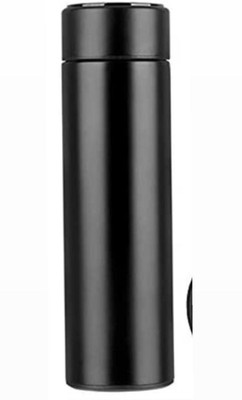 Oink Temperature Bottle with LED Display with Touch Screen 500ml (Black)-SET OF 1-Z14 500 ml Bottle(Pack of 1, Black, Steel)