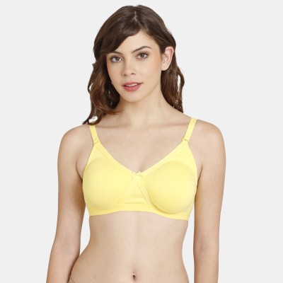 Rosaline By Zivame Women T-Shirt Non Padded Bra(Yellow)