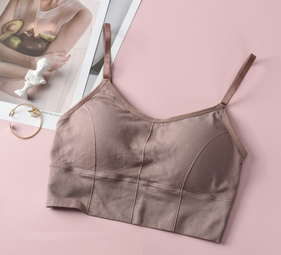 Rugleyne Women Cami Bra Lightly Padded Bra(Pink)