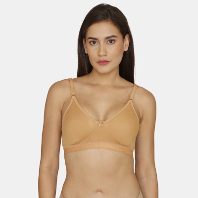 Rosaline By Zivame Women T-Shirt Non Padded Bra(Beige)