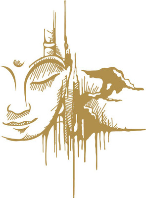 WALLDESIGN Sticker & Decal for Car(Gold)