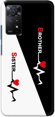 NDCOM Back Cover for Redmi Note 11 Pro Brother Sister Love Printed(Multicolor, Hard Case, Pack of: 1)