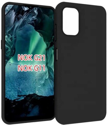Vlmbr Front & Back Case for Nokia G21 Nokia G11(Black, Camera Bump Protector, Silicon, Pack of: 1)
