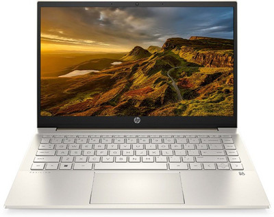 HP Pavilion Core i5 12th Gen – (8 GB/512 GB SSD/Windows 11 Home) 14-dv2019TU Thin and Light Laptop (14 Inch, Warm Gold, 1.41 Kg, With MS Office)