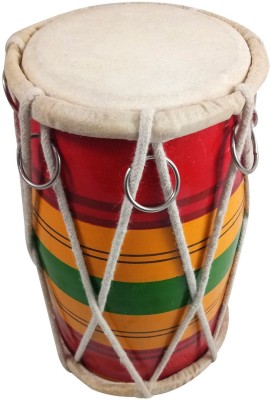 CLASSICMUSIC CM0016 Rope & Rings Dholki(Multicolor)