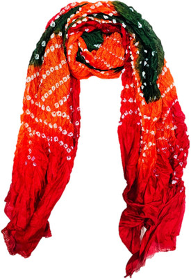 pk hub Art Silk Self Design Women Dupatta