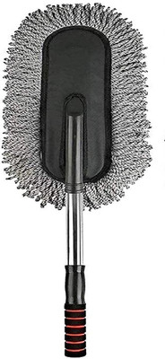 Amrie Store Removable Nano Fiber Car Duster/Wash Brush Exterior Interior Cleaning Kit 1 Pcs Wet and Dry Duster(Pack of 2)