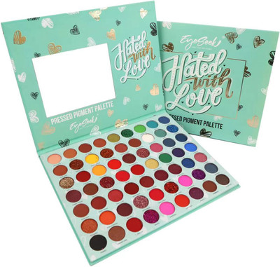 EYESEEK Color 63 COLOR PRESSED PIGMENT EYESHADOW PALETTE 69 g(Multicolor)