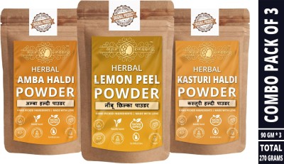 Ayur Blessing Lemon Peel, Amba Haldi and Kasturi Haldi Powder(270 g)