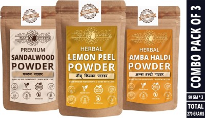 Ayur Blessing Lemon Peel, Sandalwood and Amba Haldi Powder(270 g)