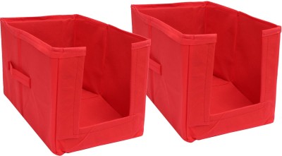 BB BACKBENCHERS RS2 Non-Woven Shirt Stacker Wardrobe Organiser, 2 Piece RS2(Red)