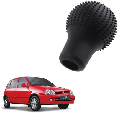 SPREADX Round Shape Silicon Cover Gear Knob(Black)