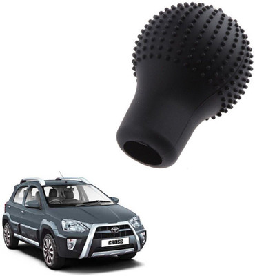 SPREADX Round Shape Silicon Cover Gear Knob(Black)