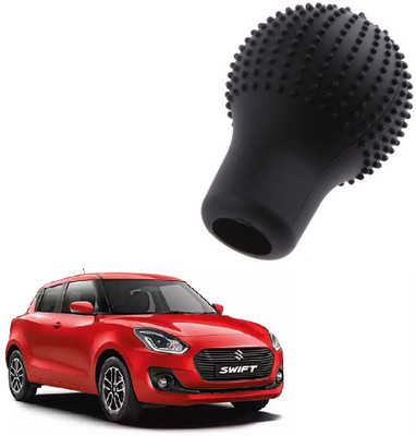 SPREADX Round Shape Silicon Cover Gear Knob(Black)