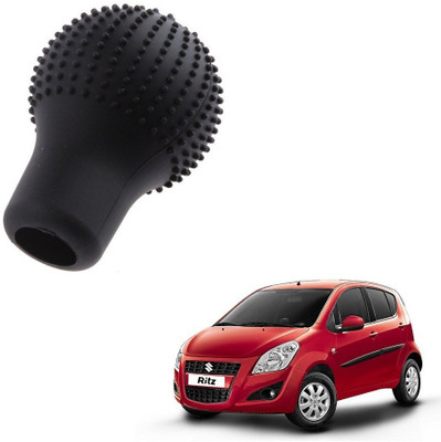 SPREADX Round Shape Silicon Cover Gear Knob(Black)