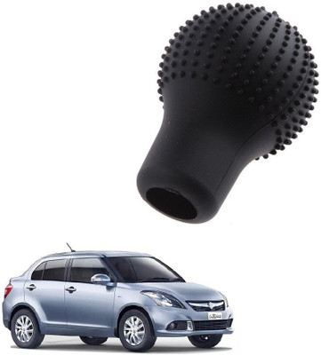 SPREADX Round Shape Silicon Cover Gear Knob(Black)