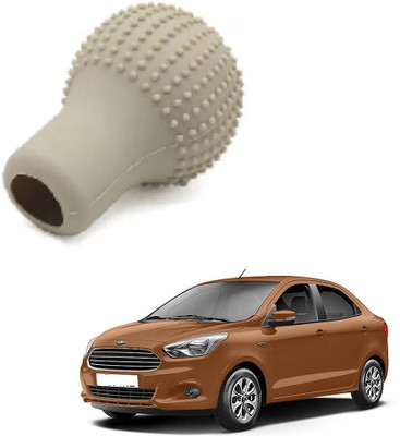 SPREADX Round Shape Silicon Cover Gear Knob(Beige)
