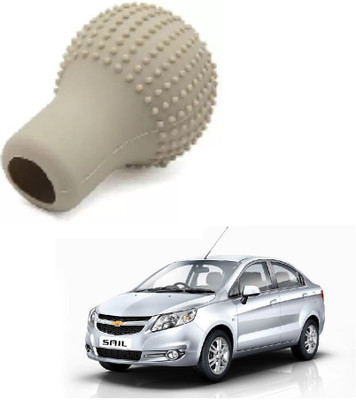 SPREADX Round Shape Silicon Cover, Chevrolet Sail Gear Knob(Beige)
