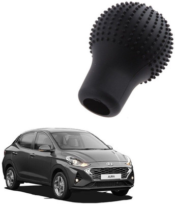 SPREADX Round Shape Silicon Cover Gear Knob(Black)