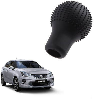 SPREADX Round Shape Silicon Cover Gear Knob(Black)