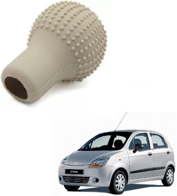 SPREADX Round Shape Silicon Cover Gear Knob(Beige)