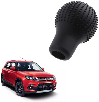 SPREADX Round Shape Silicon Cover Gear Knob(Black)