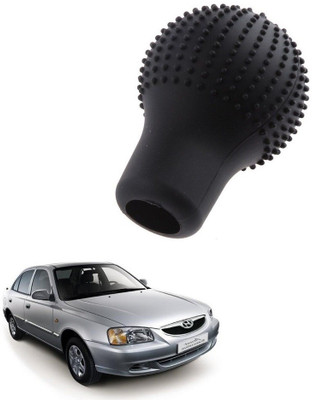 SPREADX Round Shape Silicon Cover Gear Knob(Black)