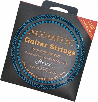 Hertz Acoustic HZA 80 SL AND SET Guitar String(6 Strings)