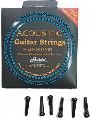 Hertz Acoustic HERTZA MUSIC Guitar String(6 Strings)
