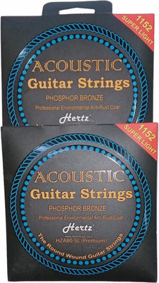Hertz Acoustic 2 SET OF STRING SET Guitar String(6 Strings)