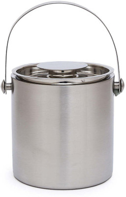 Home4U 1.5 L Steel Arian Ice Bucket Ice Bucket(Silver)