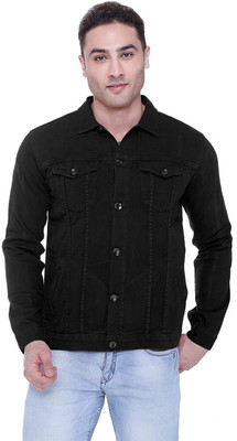 ATHRZ Full Sleeve Solid Men Denim Jacket