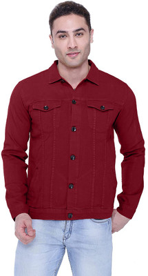 ATHRZ Full Sleeve Solid Men Denim Jacket