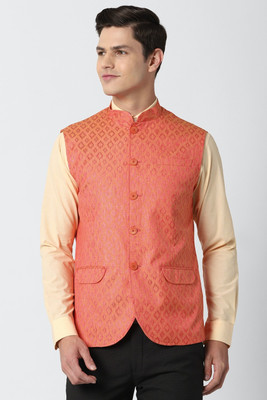 PETER ENGLAND Sleeveless Textured Men Jacket
