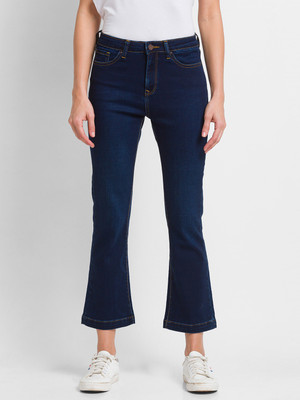 Spykar Flared Women Blue Jeans