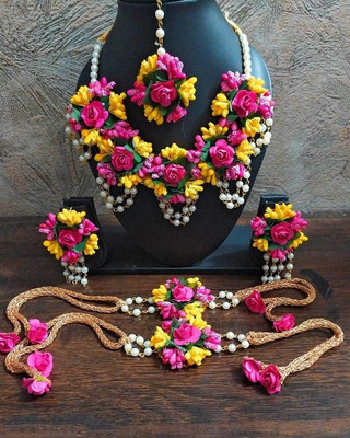 The Visual Hub Alloy Multicolor Jewellery Set(Pack of 1)