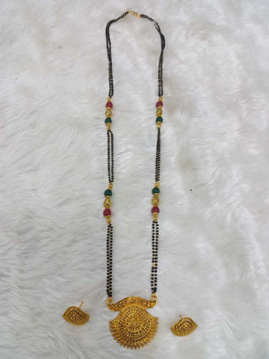 HETPRIT Brass Gold-plated Multicolor Jewellery Set(Pack of 1)
